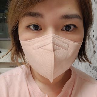 애니가드 셋업메베마스크 (대형 4컬러 + 중형 4컬러) — 5점을 준 리뷰어가 2022년 4월 올린 사용 사진