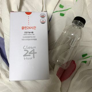 클린24시간 1BOX(5포) + 전용보틀(500ml) — 5점을 준 리뷰어가 2022년 8월 올린 사용 사진