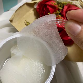 리더스코스메틱 리더스 카밍 바이오틱스 퀵 수딩 패드 — 5점을 준 리뷰어가 2022년 4월 올린 사용 사진