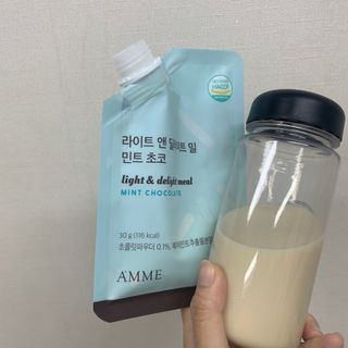아므_이너뷰티 라이트 앤 딜라이트 밀 민트 초코 — 5점을 준 리뷰어가 2021년 7월 올린 사용 사진