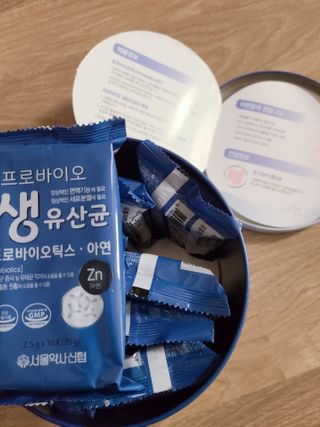 서울약사신협_프로바이오생유산균_2.5G x 100포 — 5점을 준 리뷰어가 2021년 3월 올린 사용 사진