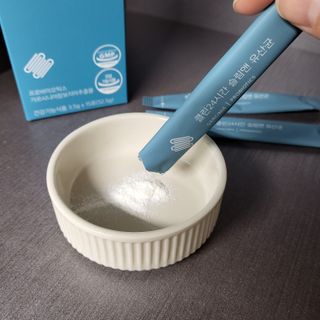 클린24시간 슬림앤유산균 1박스 (3.5g X 15포) — 5점을 준 리뷰어가 2022년 12월 올린 사용 사진