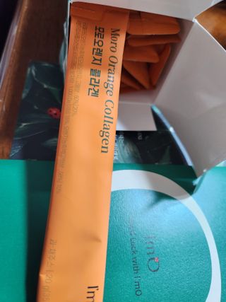 아임오 모로오렌지 콜라겐 1box (14포) — 4.5점을 준 리뷰어가 2023년 3월 올린 사용 사진