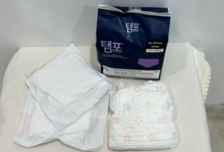 N[템포 ] 패드 내추럴 순면 입는 오버나이트 5P * 2개 — 5점을 준 리뷰어가 2024년 4월 올린 사용 사진