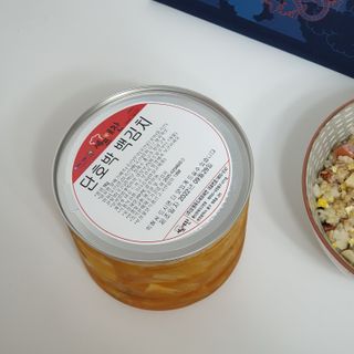 셰프애찬 단호박 백김치 1kg — 5점을 준 리뷰어가 2022년 10월 올린 사용 사진