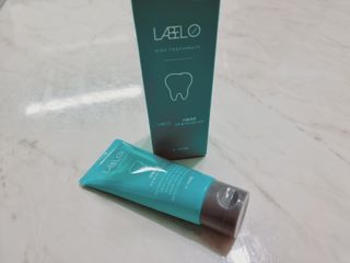 치과에서 쓰는 치약 _ 라벨제로 저불소 꼬마, 키즈, 유아, 베이비, 주니어 안전한 어린이치약 — 5점을 준 리뷰어가 2023년 3월 올린 사용 사진