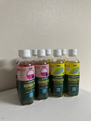 더그레잇티 콤부차 [매일유업] 더그레잇티 44kcal 콤부차 300ml *12개입 (오리지널 6개+베리리치 6개) — 5점을 준 리뷰어가 2023년 8월 올린 사용 사진