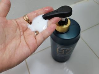 [포레스트스토리] B7 안티 헤어로스 샴푸1,000ml + 헤어팩 1,000ml — 5점을 준 리뷰어가 2021년 3월 올린 사용 사진
