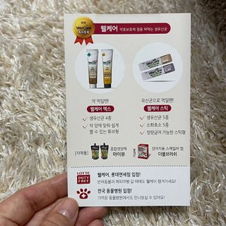 웰케어유산균 체험팩 10일분 (강아지용/고양이용) — 5점을 준 리뷰어가 2023년 2월 올린 사용 사진