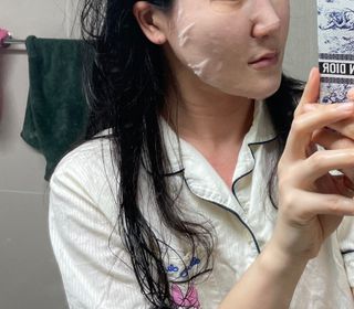 약손명가코스메틱 산 크리스타 퍼밍 설퍼 마스크팩 28g10ea — 5점을 준 리뷰어가 2022년 3월 올린 사용 사진