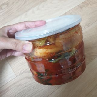 셰프애찬 알타리김치 총각김치 1kg — 5점을 준 리뷰어가 2022년 10월 올린 사용 사진
