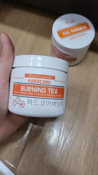 뉴트리션팩토리 하드코어버닝티 오리지널 — 4.5점을 준 리뷰어가 2021년 7월 올린 사용 사진