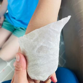 디어엘로디 오가닉 무표백 건티슈 — 5점을 준 리뷰어가 2022년 6월 올린 사용 사진