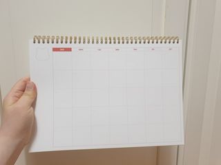 리훈 곰부 체크리스트+ 곰부 리무버블스티커 1장 — 5점을 준 리뷰어가 2021년 5월 올린 사용 사진