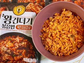 한성기업 무볼레 왕건더기 볶음밥 묵은지삼겹살 — 5점을 준 리뷰어가 2021년 10월 올린 사용 사진