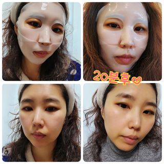 x[웰더마] 프리미엄 사파이어 콜라겐 임팩트 피팅 마스크(4매입/1BOX) — 5점을 준 리뷰어가 2023년 12월 올린 사용 사진