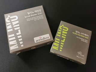 달콤리빙 밀리노 때장갑 때비누 세트 — 4점을 준 리뷰어가 2021년 3월 올린 사용 사진