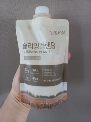 일일하우 슬리밍 플랜B 고소한 귀리맛, 진한 카카오맛 (체중조절식) — 5점을 준 리뷰어가 2023년 8월 올린 사용 사진