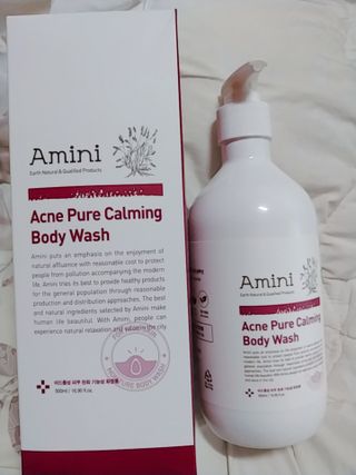 아미니 아크네 퓨어카밍 바디워시 500ml — 5점을 준 리뷰어가 2021년 7월 올린 사용 사진