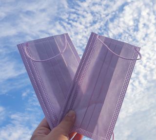 에어에이드 컬러 덴탈 마스크 — 4점을 준 리뷰어가 2021년 8월 올린 사용 사진