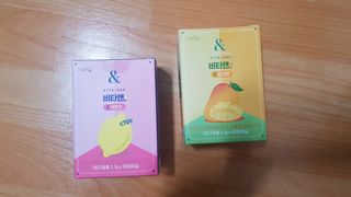비타앤C 레몬맛, 망고맛 — 4점을 준 리뷰어가 2021년 4월 올린 사용 사진