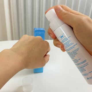 셀바이져 지우개 미스트 피부 보호 입주변 트러블 진정 케어 아기 안개분사 미스트 — 3.5점을 준 리뷰어가 2021년 2월 올린 사용 사진