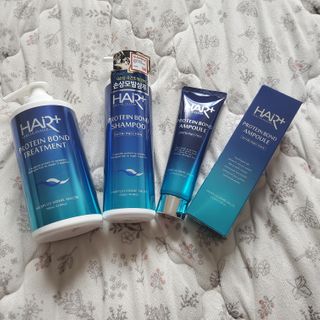 헤어플러스 단백질탈모샴푸 500ml+단백질본드앰플 145ml — 5점을 준 리뷰어가 2021년 3월 올린 사용 사진