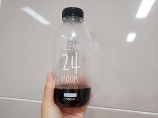 클린24시간 1BOX(5포) + 전용보틀(500ml) — 5점을 준 리뷰어가 2022년 8월 올린 사용 사진
