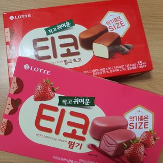 롯데제과 티코밀크초코 — 5점을 준 리뷰어가 2021년 9월 올린 사용 사진