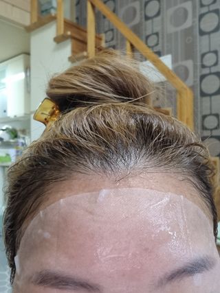 체르엠 그린 케비어 더블워터 마스크팩 5매입  2팩 — 5점을 준 리뷰어가 2021년 10월 올린 사용 사진