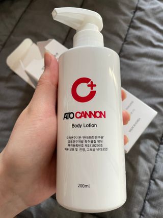 아토캐논(ATO CANNON) 아토캐논 고보습 바디로션 200ml — 4점을 준 리뷰어가 2023년 1월 올린 사용 사진