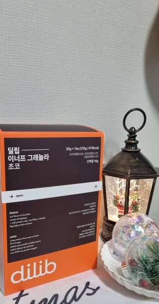 딜립 이너프 그래놀라 초코 — 5점을 준 리뷰어가 2022년 12월 올린 사용 사진