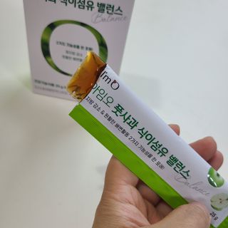 아임오 풋사과 식이섬유 밸런스 젤리 14포 — 5점을 준 리뷰어가 2021년 8월 올린 사용 사진