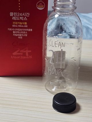 클린24시간 레드박스 1BOX(5포) + 전용보틀(500ml) — 4점을 준 리뷰어가 2024년 2월 올린 사용 사진