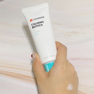 리더스코스메틱 리더스 카밍 바이오틱스 크림 마스크 — 5점을 준 리뷰어가 2021년 4월 올린 사용 사진