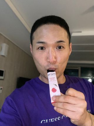 이롬 erom 타트체리 콜라겐 — 5점을 준 리뷰어가 2021년 3월 올린 사용 사진