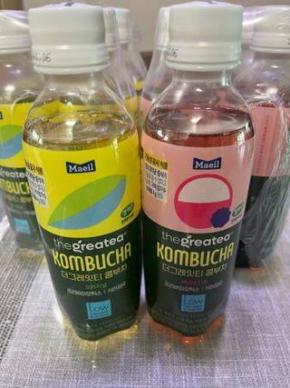 더그레잇티 콤부차 [매일유업] 더그레잇티 44kcal 콤부차 300ml *12개입 (오리지널 6개+베리리치 6개) — 3.5점을 준 리뷰어가 2023년 8월 올린 사용 사진