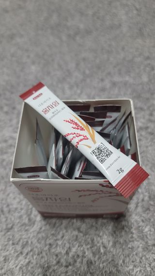 하루 1포로 콜레스테롤, 유산균, 고역가 소화효소까지 한번에 섭취! 다온바이오 홍자임 1개월분(30포) — 5점을 준 리뷰어가 2022년 11월 올린 사용 사진