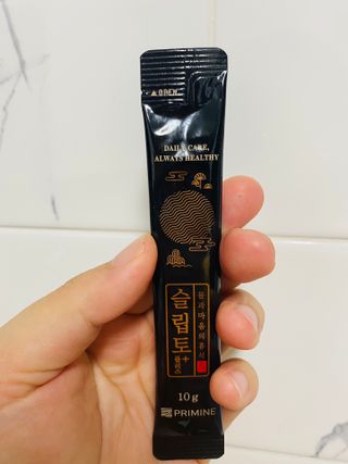 프리마인 자체 기업부설 연구소에서 찾아낸 건강한 수면의 비밀.  슬립토 플러스 30포 — 5점을 준 리뷰어가 2021년 9월 올린 사용 사진