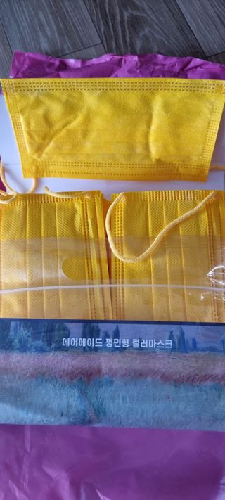 에어에이드 컬러 덴탈 마스크 — 5점을 준 리뷰어가 2021년 8월 올린 사용 사진