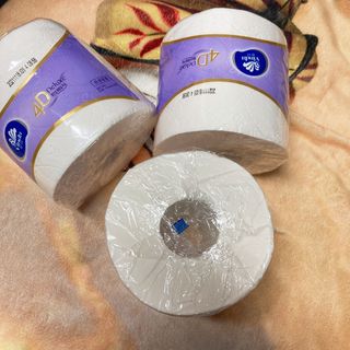 빈다 4Deluxe 4겹 엠보싱 롤 화장지 — 5점을 준 리뷰어가 2022년 3월 올린 사용 사진