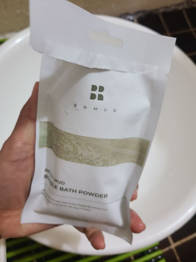 릴리프 머드 버블 배스 파우더 리뷰 사진
