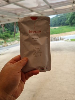클린24시간 1BOX(5포) + 전용보틀(500ml) — 5점을 준 리뷰어가 2022년 7월 올린 사용 사진