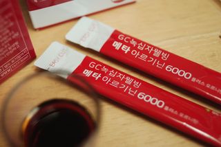 메타아르기닌 GC녹십자웰빙 메타 아르기닌 6000 플러스 오르니틴 — 4점을 준 리뷰어가 2022년 6월 올린 사용 사진