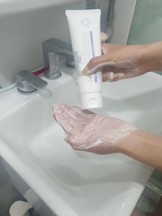 닥터스피지에이 데일리 케어 하이드레이팅 폼클렌저 — 5점을 준 리뷰어가 2021년 6월 올린 사용 사진