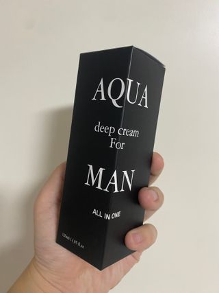 [위드덤]  아쿠아 딥크림 포맨 올인원 로션 — 5점을 준 리뷰어가 2022년 1월 올린 사용 사진