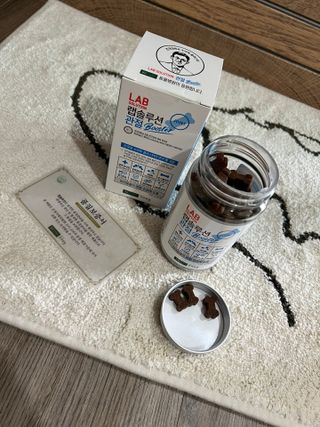 랩솔루션 강아지 영양제 3종 중 택 1 — 5점을 준 리뷰어가 2022년 5월 올린 사용 사진
