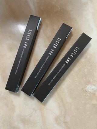 [씨스터앤] 봄맞이 아이메이크업 추천! 로지세트 (아이펜슬 04 글램라떼 + 06 베이비피치 + 10 다크로즈) — 5점을 준 리뷰어가 2022년 3월 올린 사용 사진