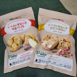 서브큐 V-like 통밀스콘 2종 (애플시나몬+피칸크랜베리) — 4.5점을 준 리뷰어가 2022년 8월 올린 사용 사진