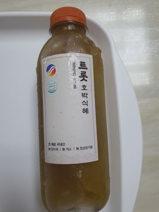 트롯전통식혜 [삼남매식품] 트롯 전통 식혜 3종 SET — 5점을 준 리뷰어가 2021년 4월 올린 사용 사진